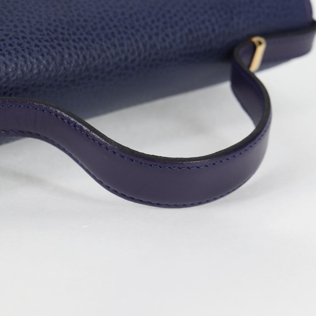 Dior Purple Leather Handbag