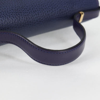 Dior Purple Leather Handbag