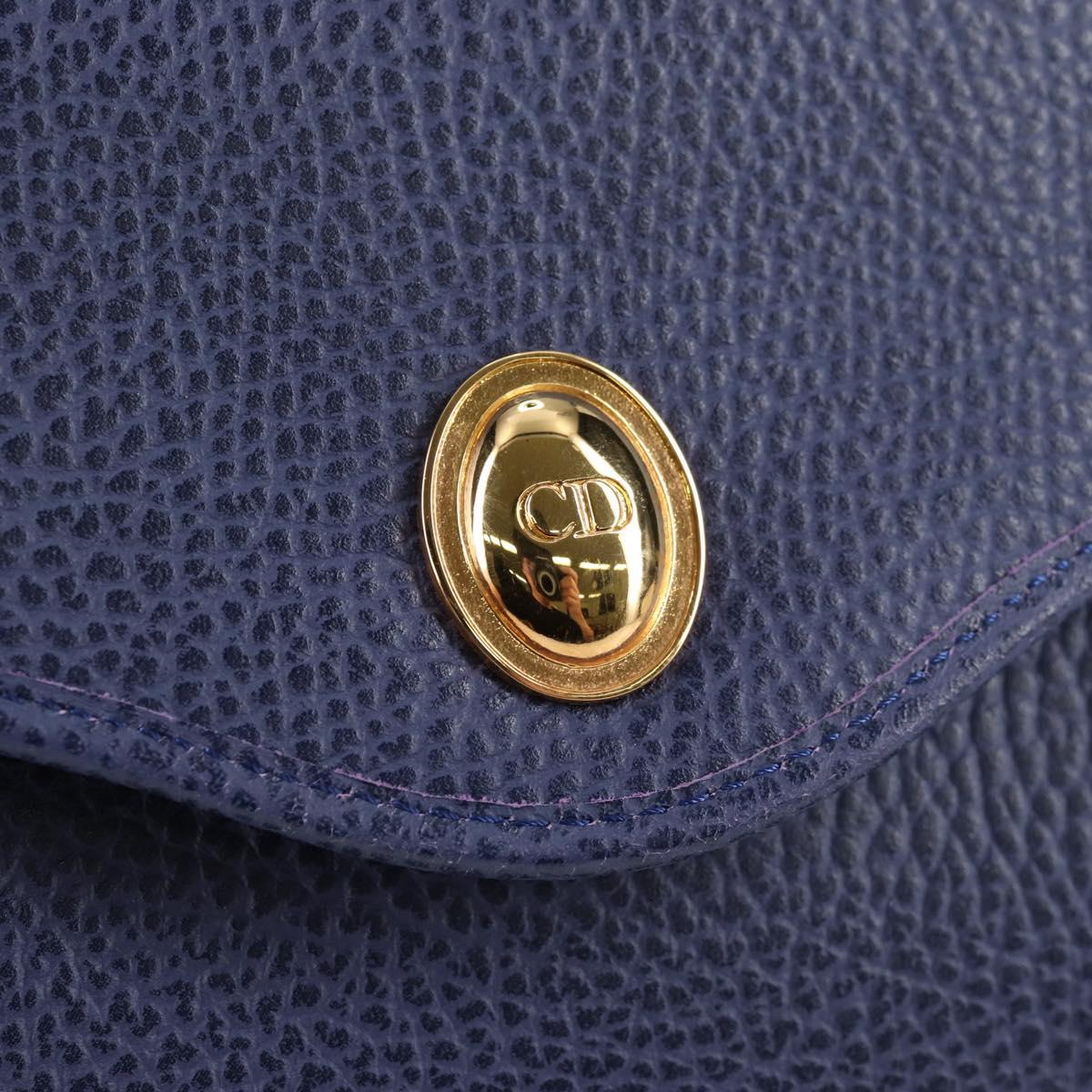 Dior Purple Leather Handbag