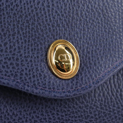 Dior Purple Leather Handbag