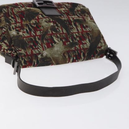 Fendi Brown Nylon Baguette