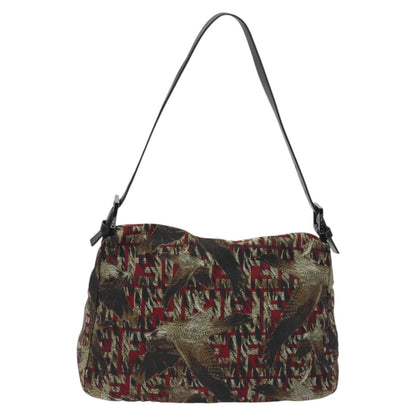 Fendi Brown Nylon Baguette