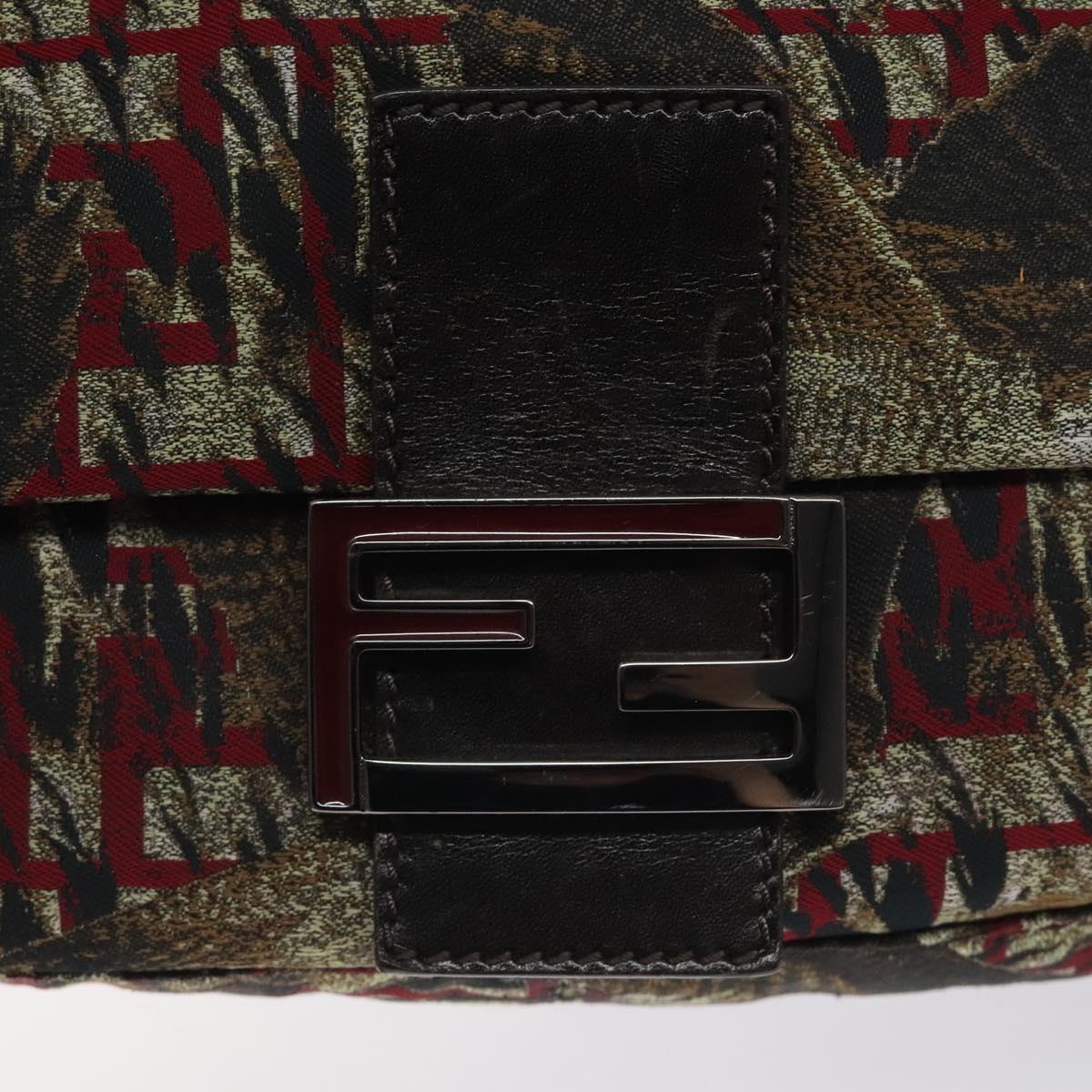 Fendi Brown Nylon Baguette