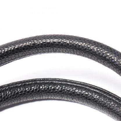 Chanel Black Leather Medaillon