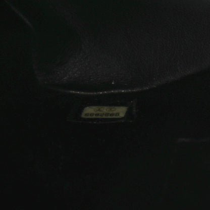 Chanel Black Leather Medaillon