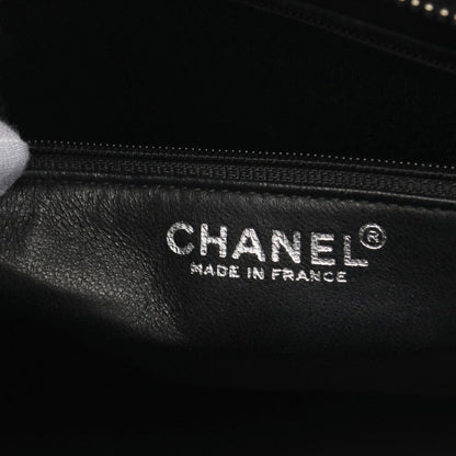 Chanel Black Leather Medaillon