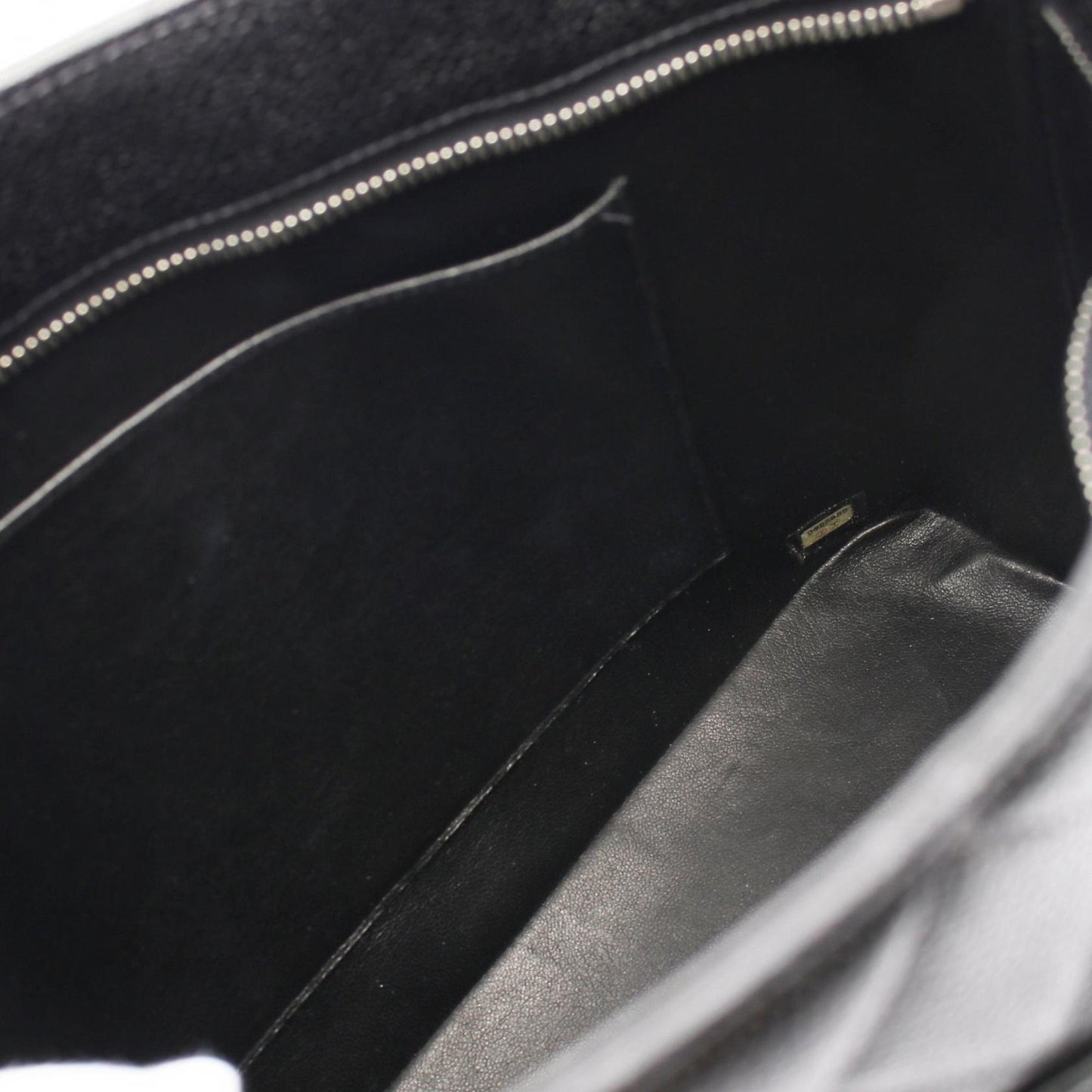 Chanel Black Leather Medaillon