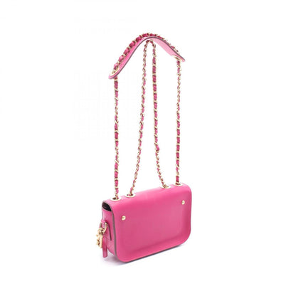 Chanel Pink Leather Flap Bag