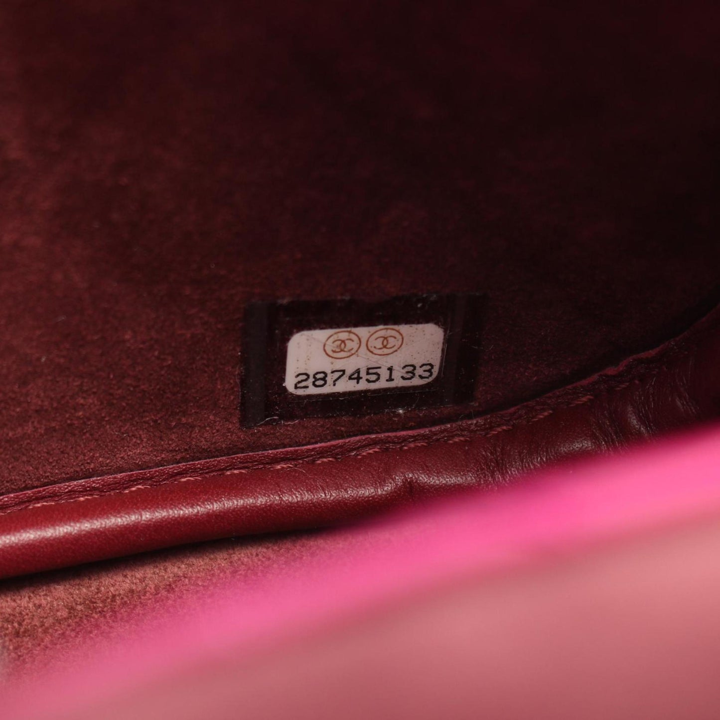 Chanel Pink Leather Flap Bag