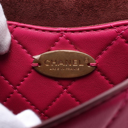 Chanel Pink Leather Flap Bag