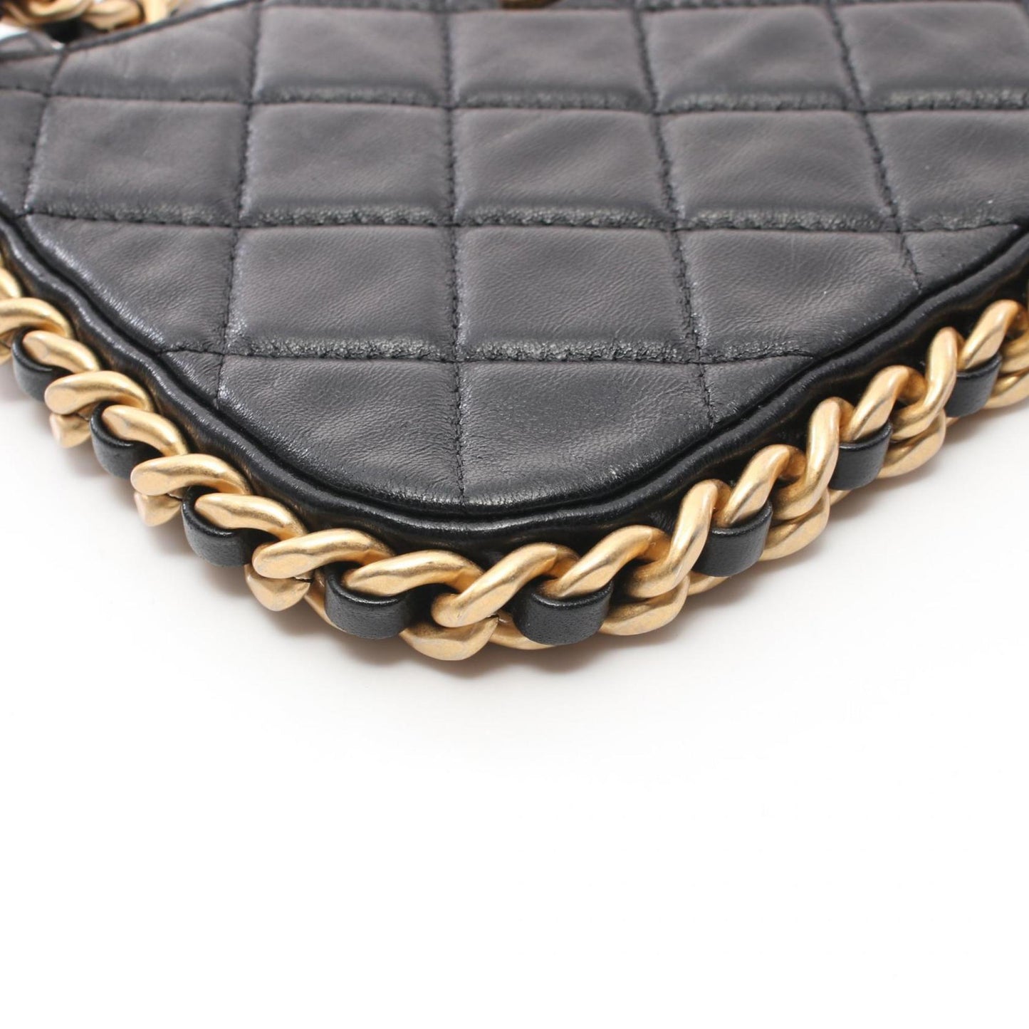 Chanel Black Leather Shoulder