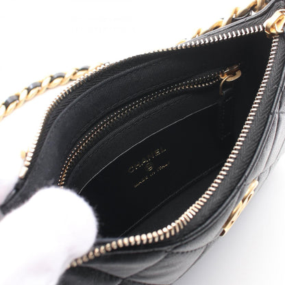 Chanel Black Leather Shoulder