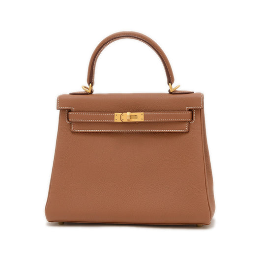 Hermès Brown Leather Kelly 25