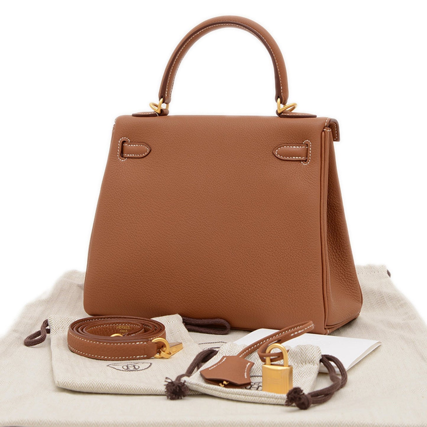Hermès Brown Leather Kelly 25