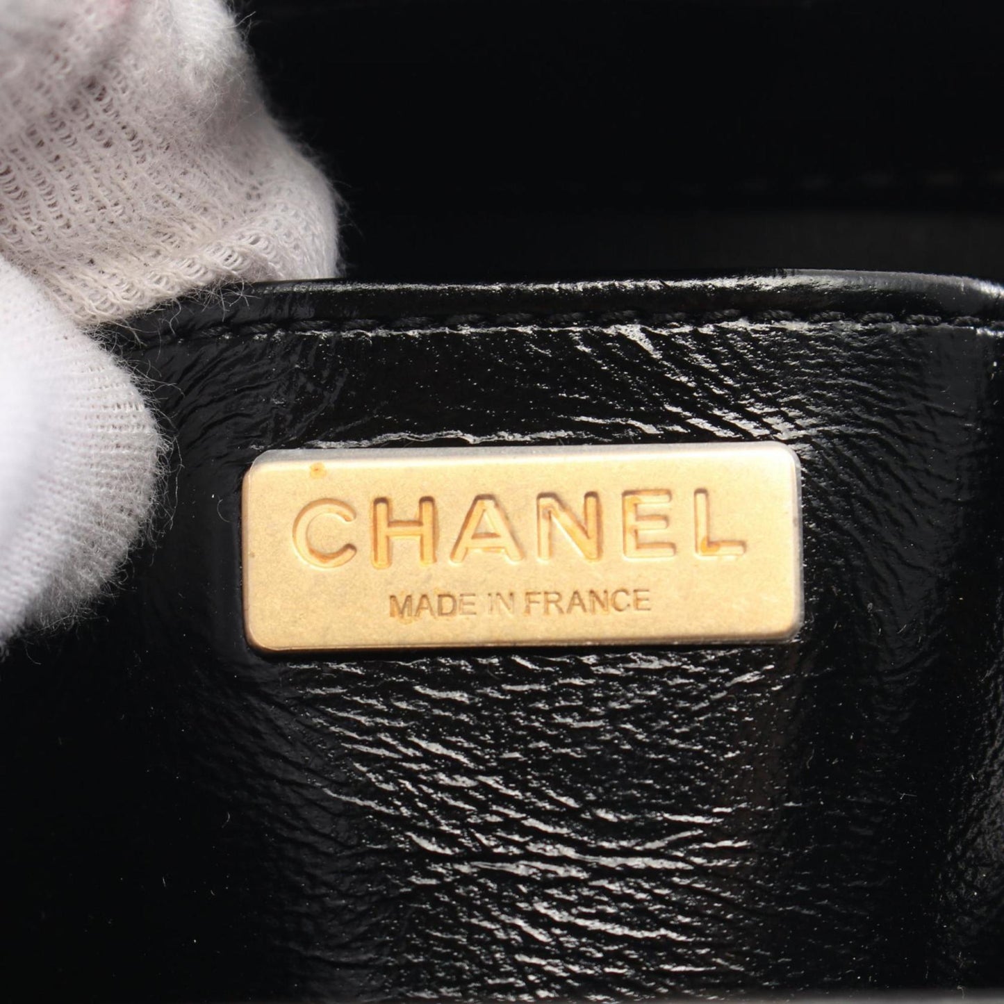 Chanel Black Leather Coco Handle