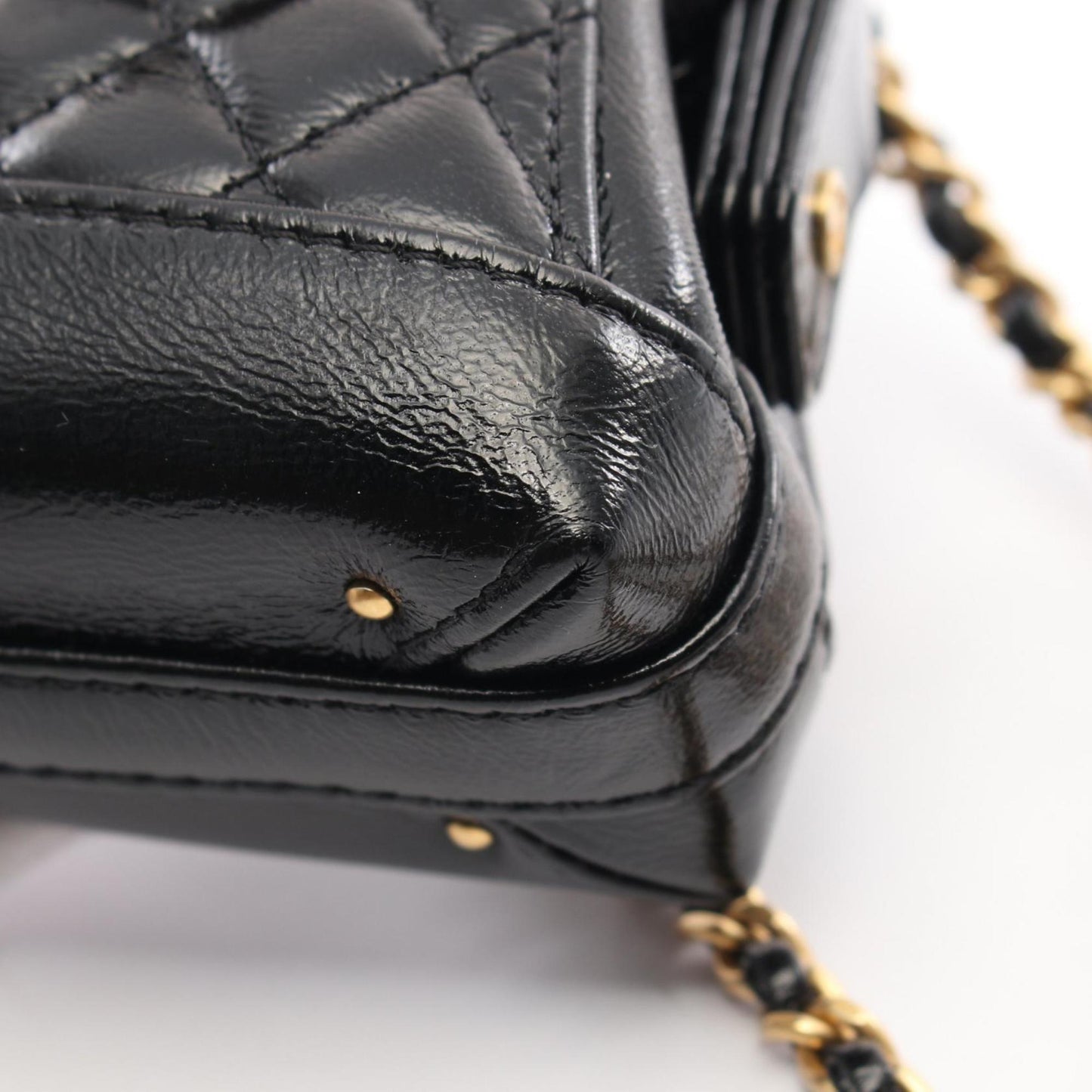 Chanel Black Leather Coco Handle