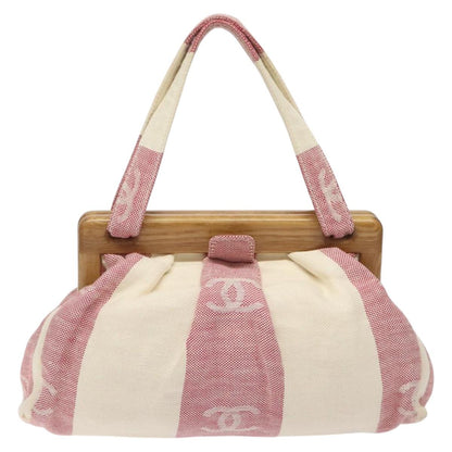 Chanel Brown Canvas Handbag