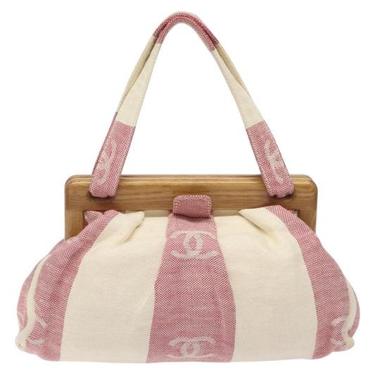 Chanel Brown Canvas Handbag