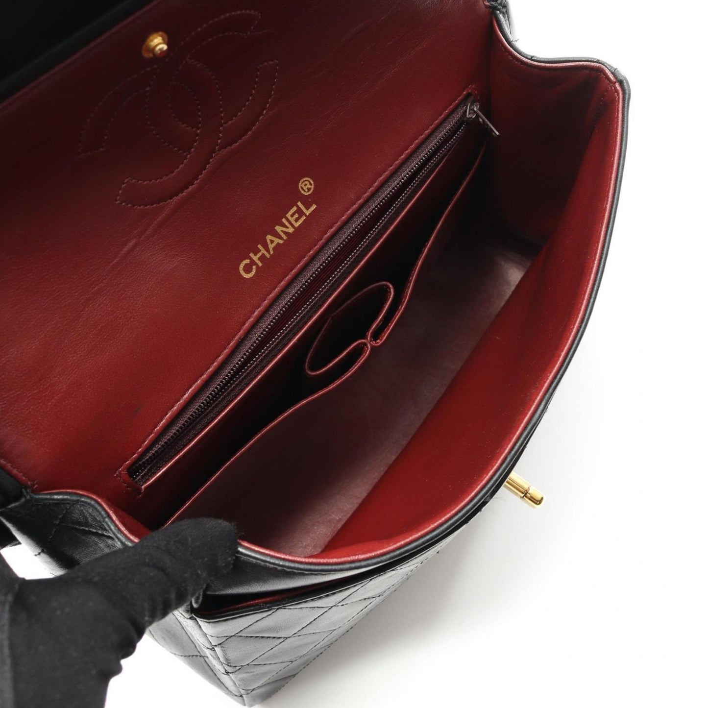 Chanel Black Leather Timeless