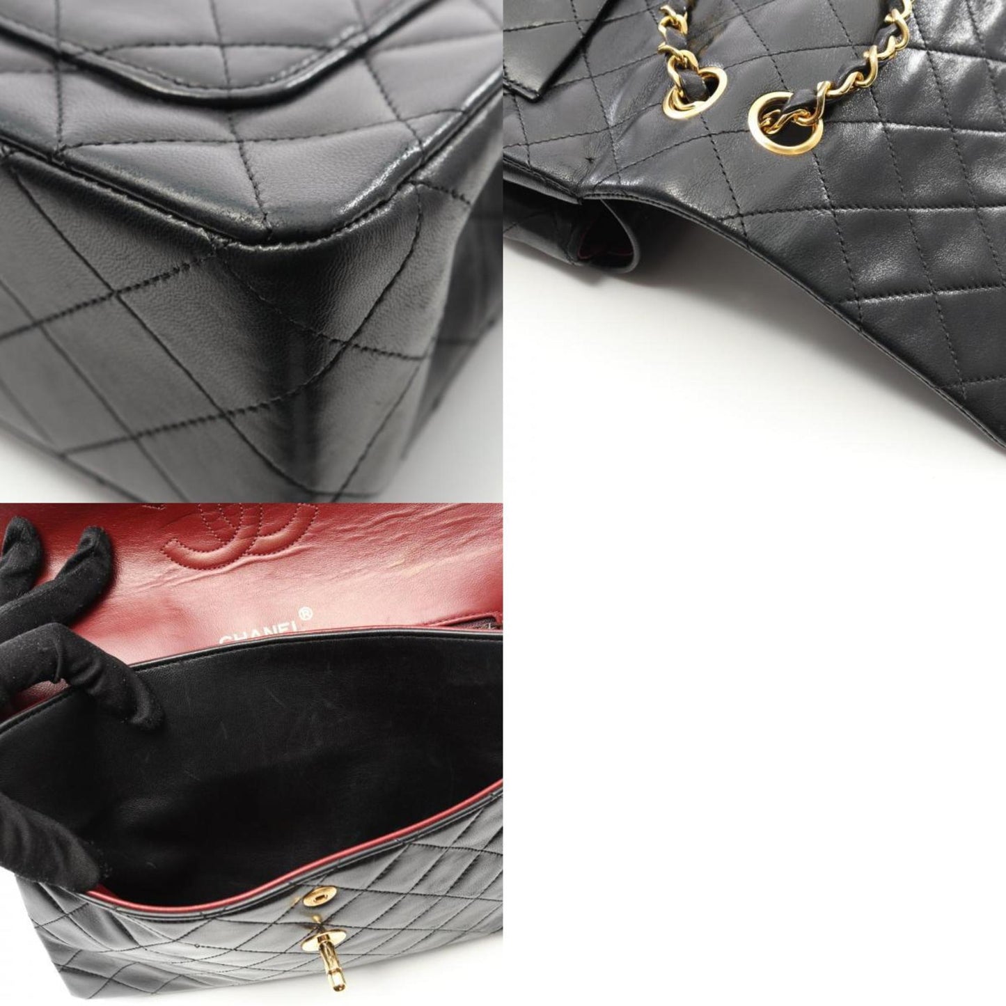 Chanel Black Leather Timeless