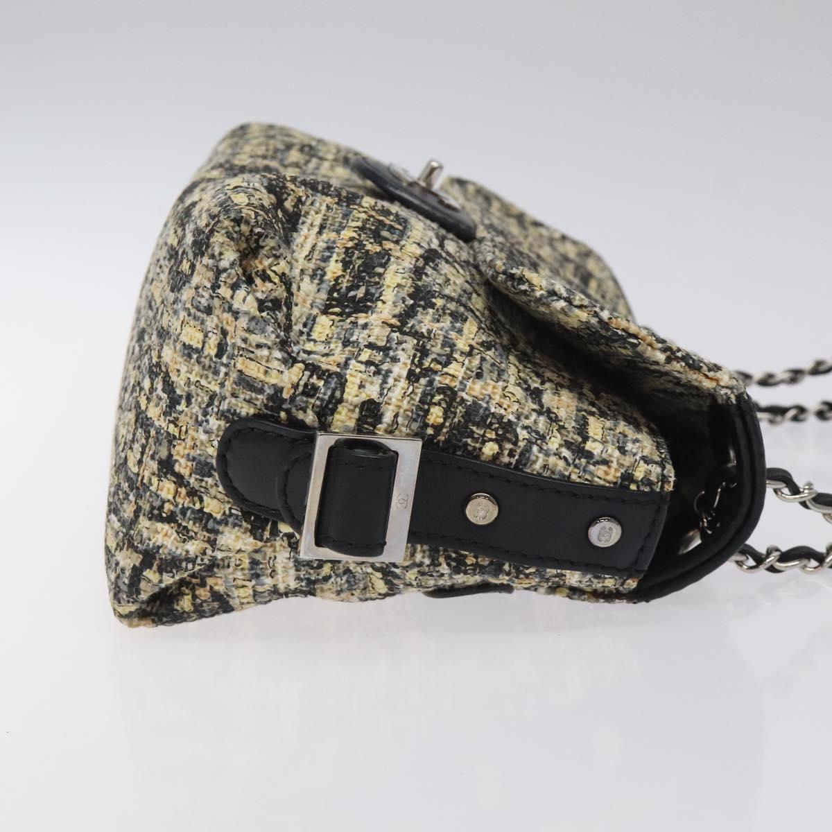 Chanel Brown Tweed Flap Bag
