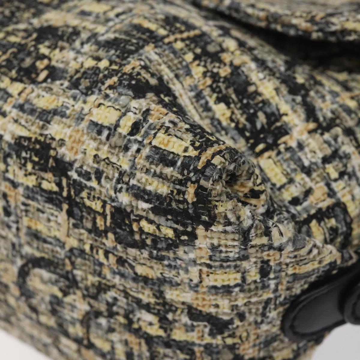 Chanel Brown Tweed Flap Bag
