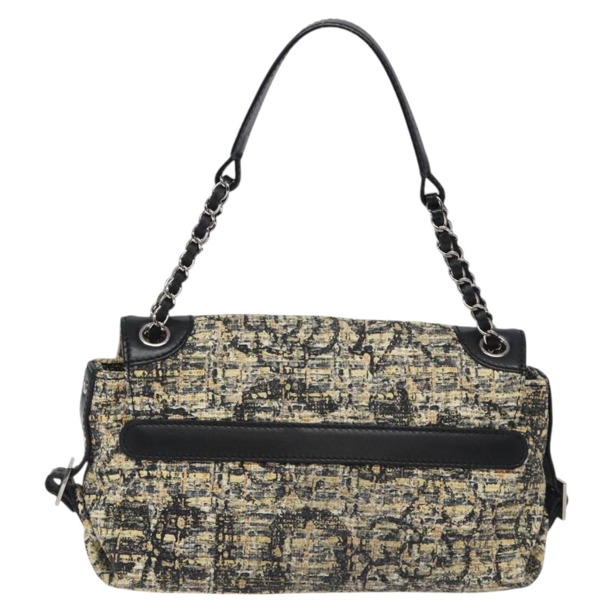 Chanel Brown Tweed Flap Bag