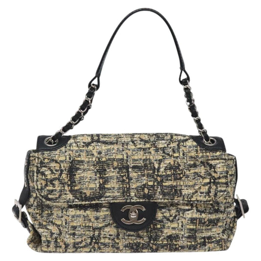 Chanel Brown Tweed Flap Bag