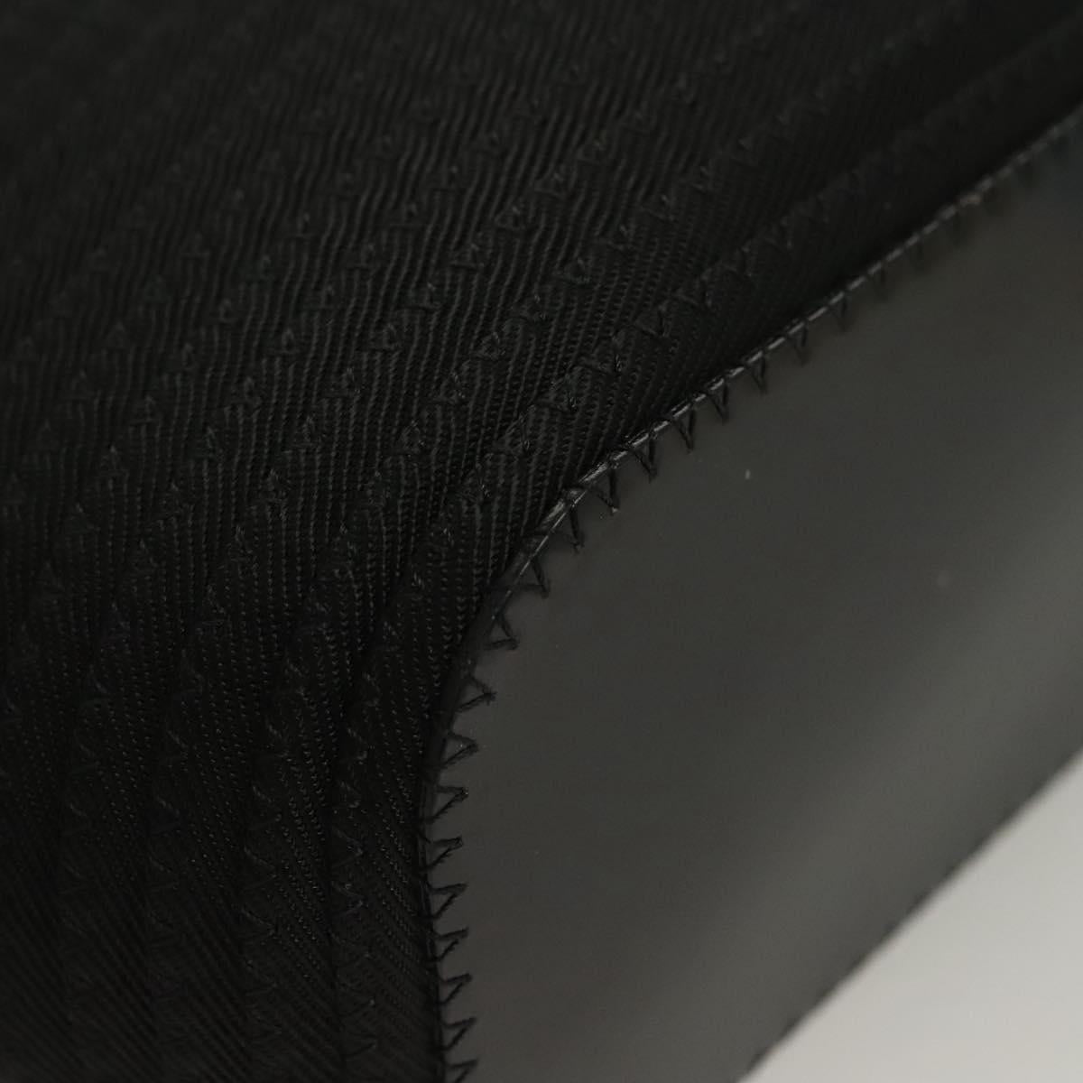 Gucci Black Canvas Bamboo