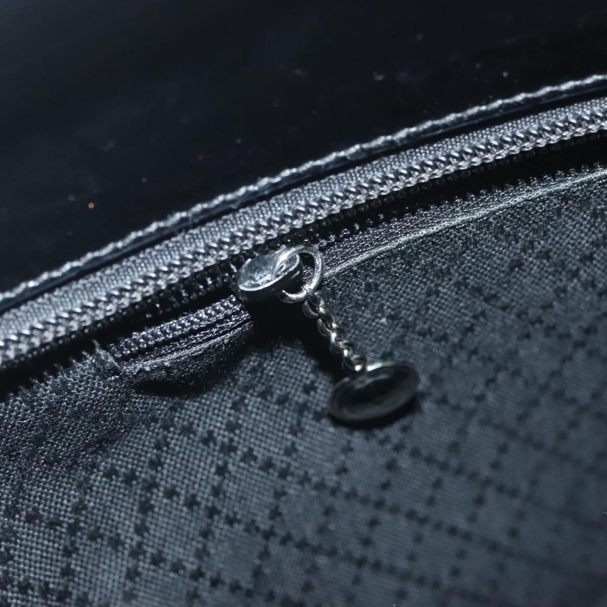 Gucci Black Canvas Bamboo