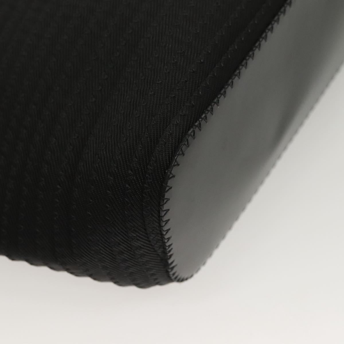 Gucci Black Canvas Bamboo