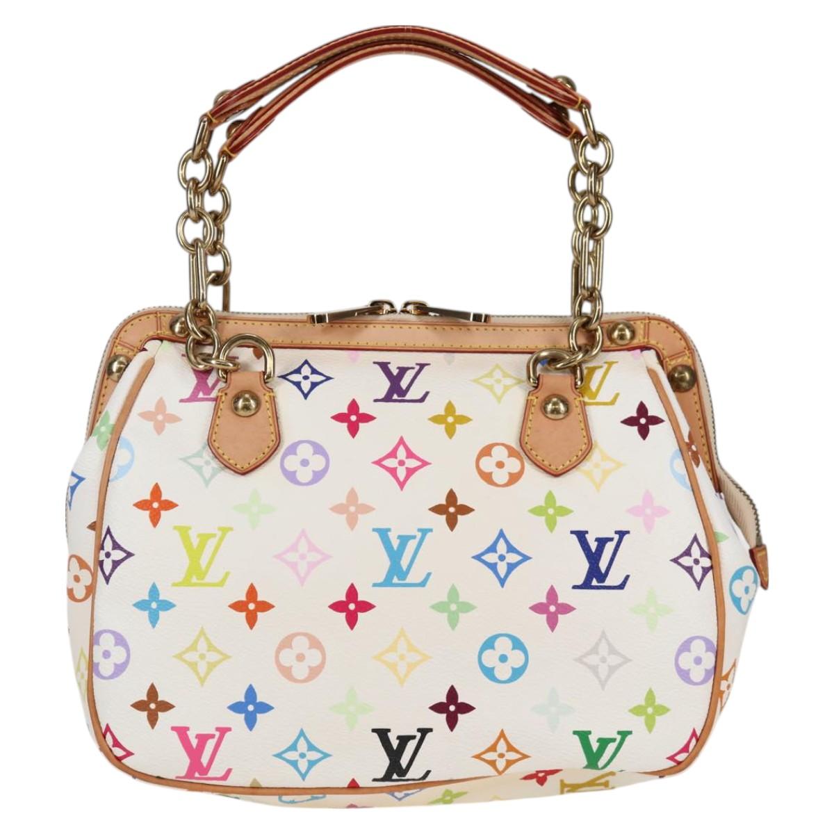Louis Vuitton White Canvas Gracie