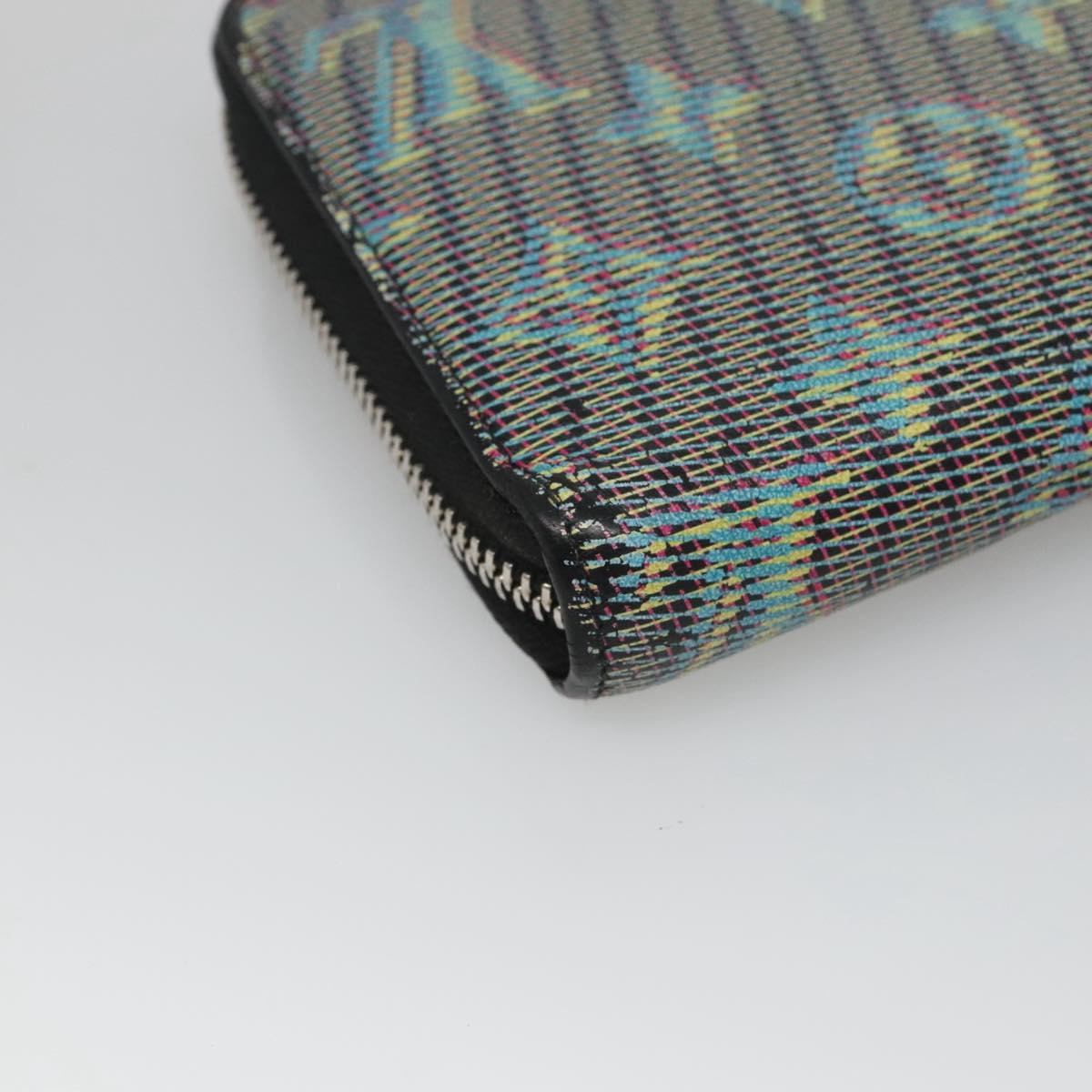 Louis Vuitton Green Leather Zippy Wallet