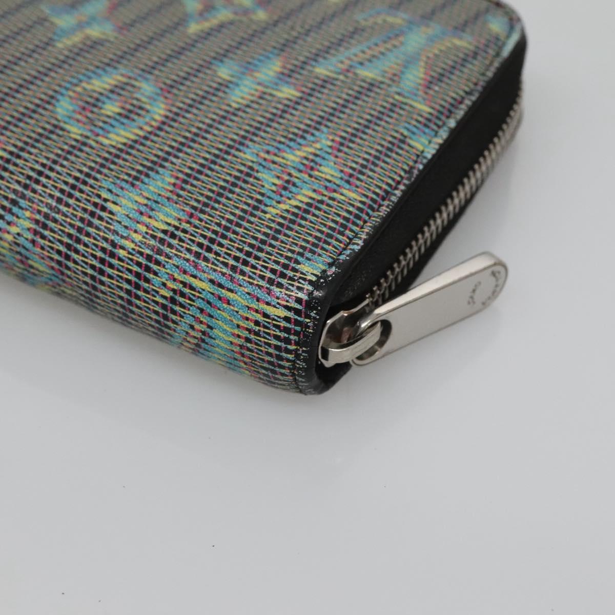Louis Vuitton Green Leather Zippy Wallet