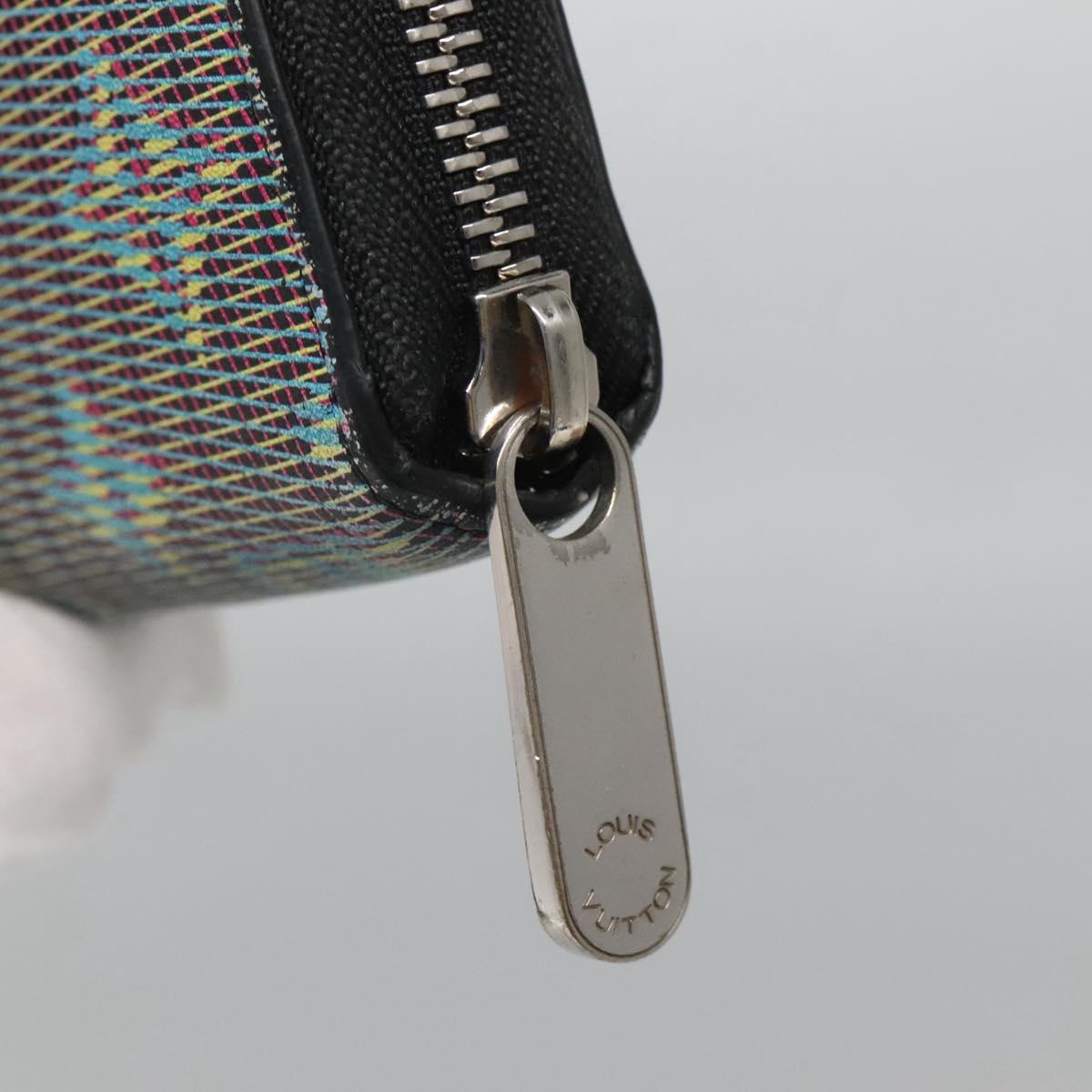 Louis Vuitton Green Leather Zippy Wallet