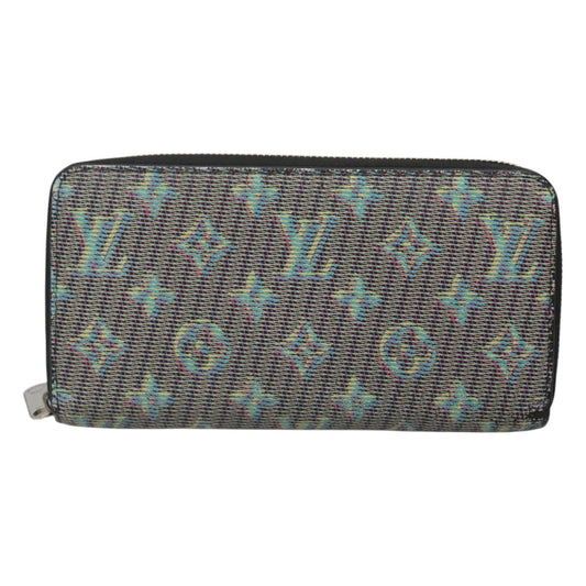 Louis Vuitton Green Leather Zippy Wallet