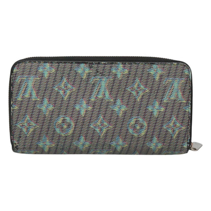 Louis Vuitton Green Leather Zippy Wallet