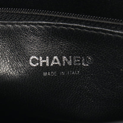 Chanel Black Leather Medaillon