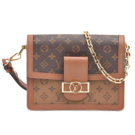 Louis Vuitton Brown Canvas Dauphine Mm