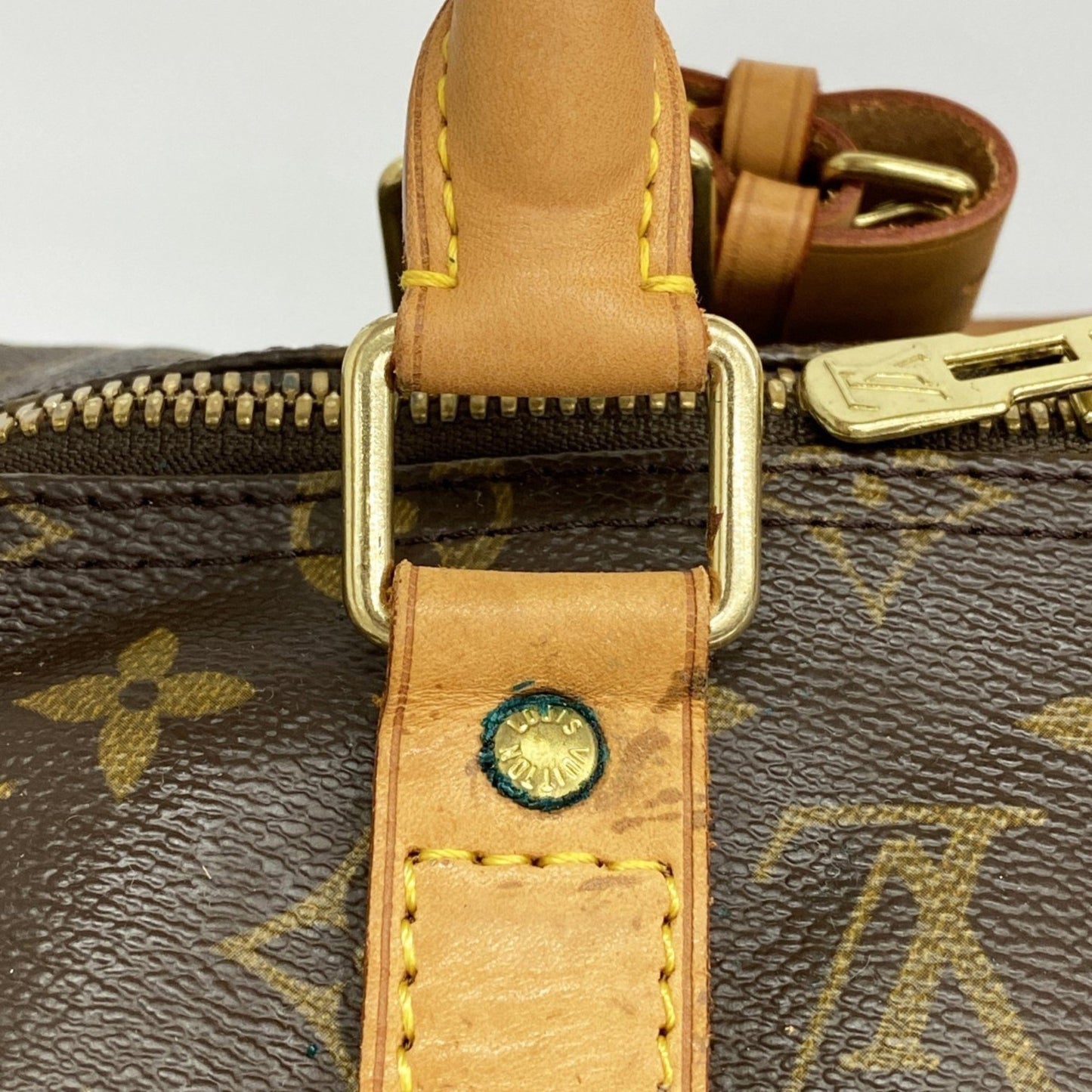 Louis Vuitton Brown Canvas Keepall 50