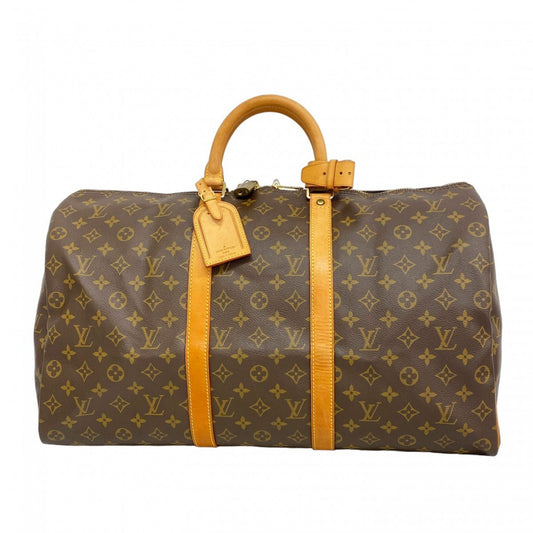 Louis Vuitton Brown Canvas Keepall 50