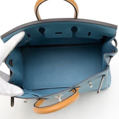 Hermès Blue Leather Birkin 25