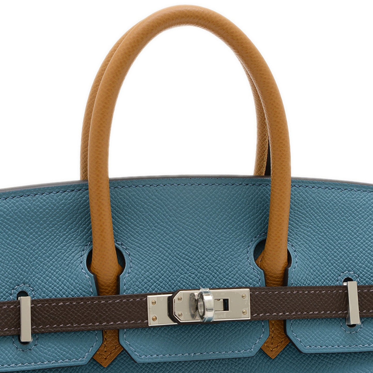 Hermès Blue Leather Birkin 25