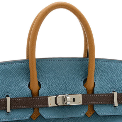 Hermès Blue Leather Birkin 25