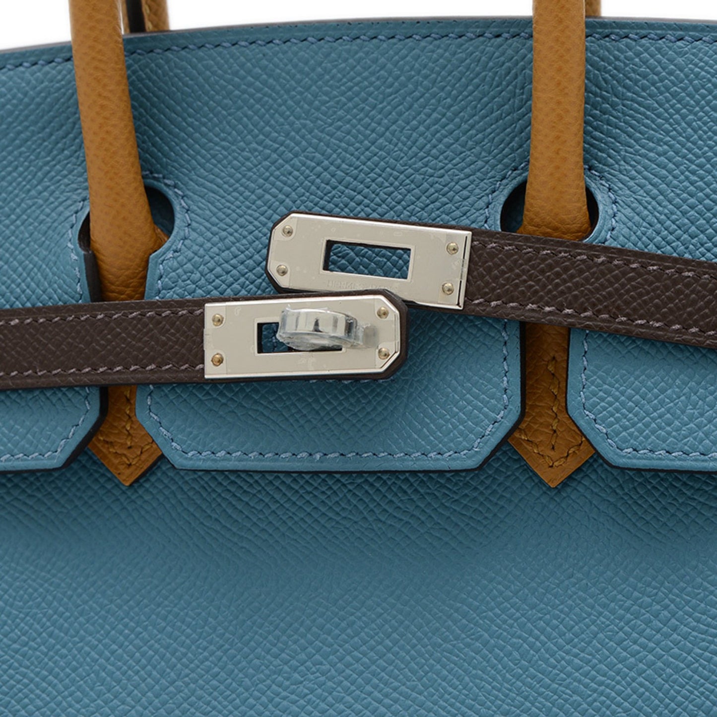 Hermès Blue Leather Birkin 25