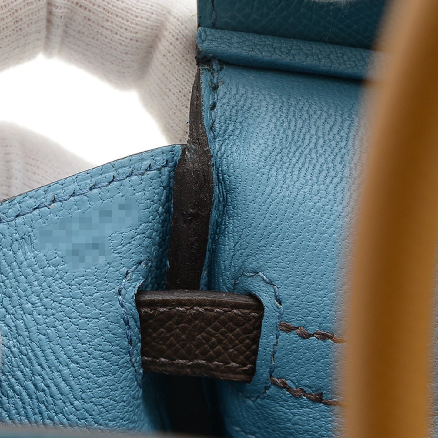 Hermès Blue Leather Birkin 25