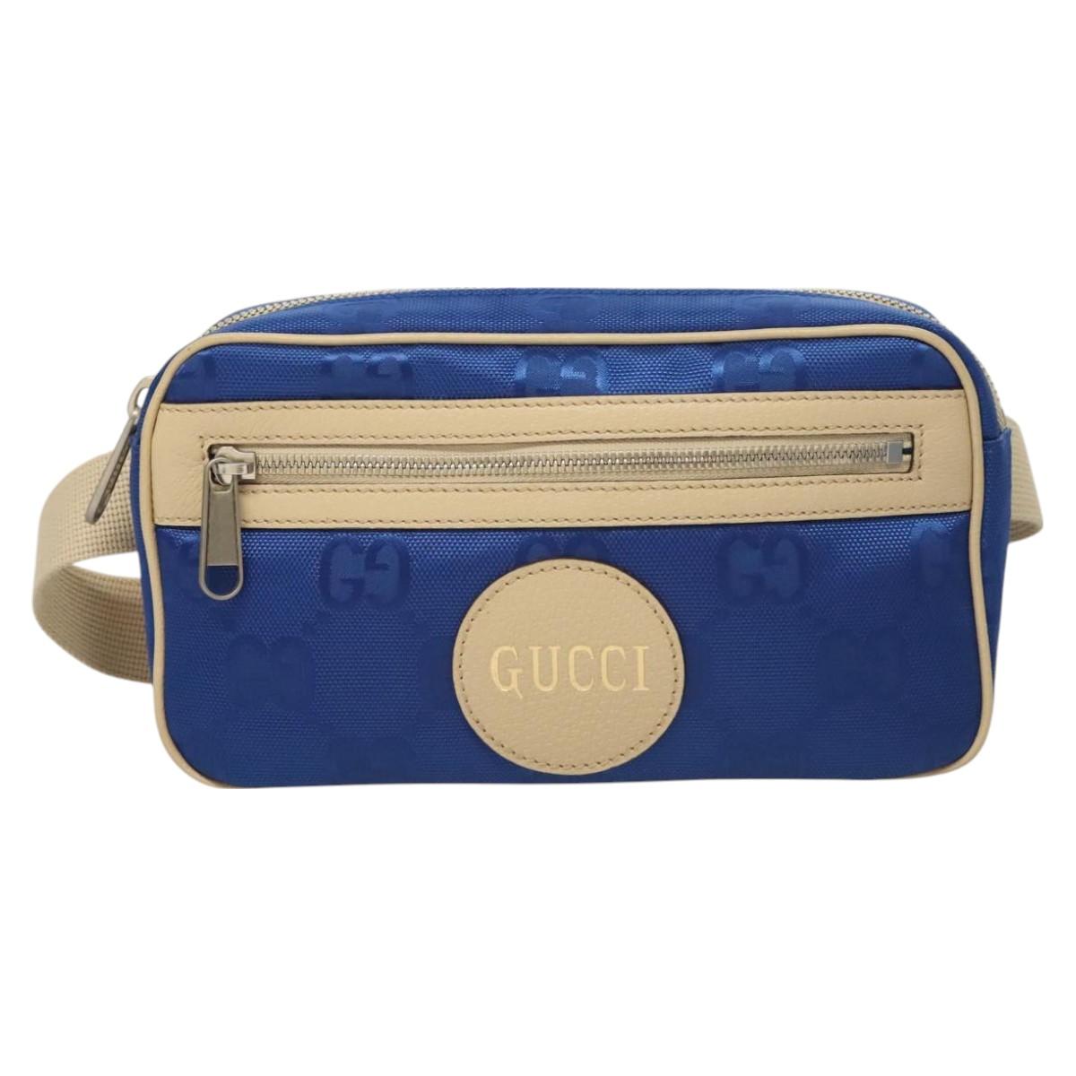 Gucci Blue Canvas Gg Canvas