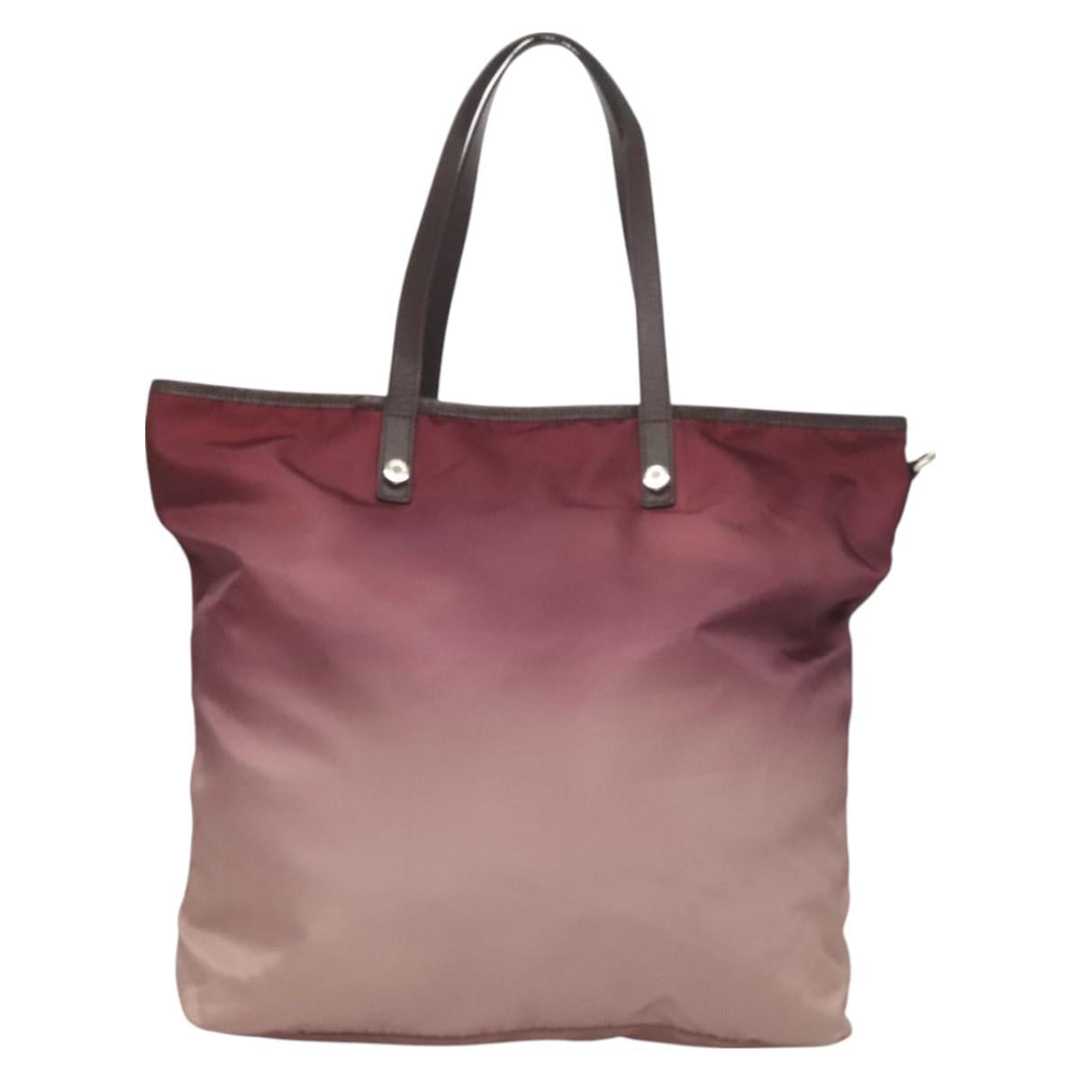 Prada Purple Nylon Tote