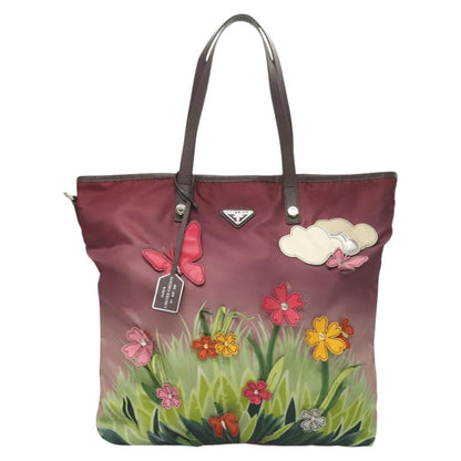 Prada Purple Nylon Tote