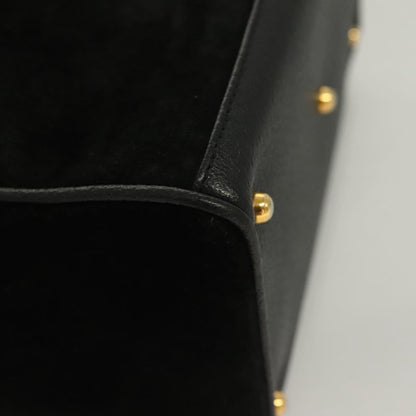 Gucci Black Suede Bamboo